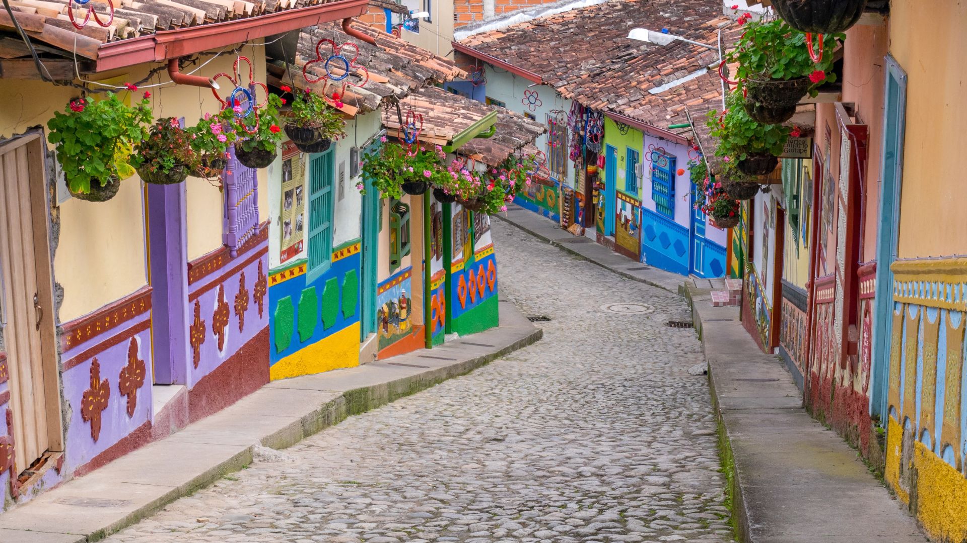 Voyage sur mesure en Amérique du Sud  Magnifique rue de Bogota Colombie — Ôphar'away